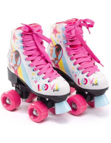 Pattini Rotelle Barbie 4 Ruote Stivaletto PVC Taglia 32 ODS44876 Ods | Futurartshop.com