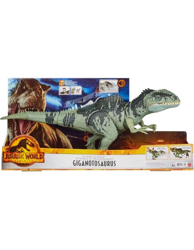 Jurassic World Gigantosauro Attacco Letale con Suoni e Movimenti AGRGYC94 Mattel | Futurartshop.com
