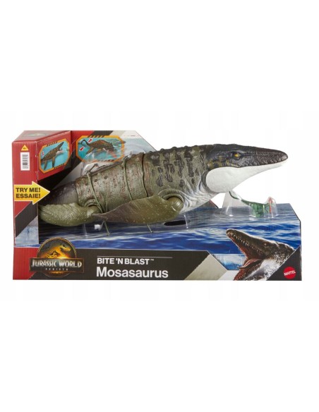 Jurassic World Mosasauro Morso Letale La Rinascita con Movimento AGRJCH00 Mattel | Futurartshop.com