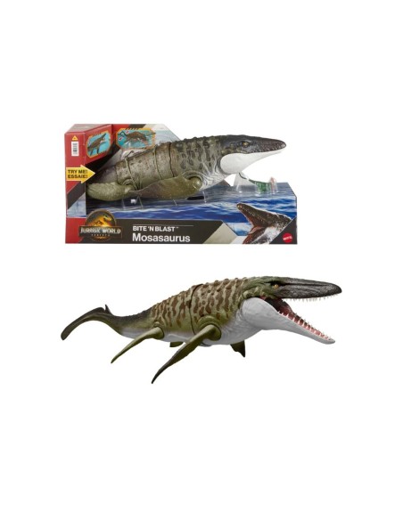 Jurassic World Mosasauro Morso Letale La Rinascita con Movimento AGRJCH00 Mattel | Futurartshop.com
