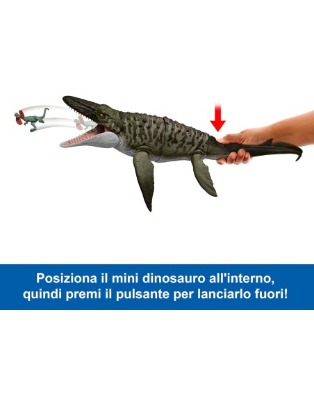Jurassic World Mosasaurus Lethal Bite Rebirth Action Figure AGRJCH00 Mattel | Futurartshop.com