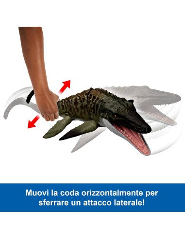 Jurassic World Mosasaurus Lethal Bite Rebirth Action Figure AGRJCH00 Mattel | Futurartshop.com