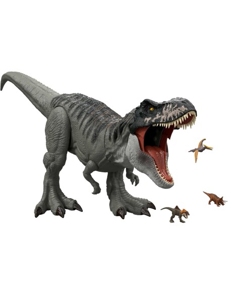 Jurassic World Super Colossal T-Rex Rebirth with 2 Attacks AGRJGB52 Mattel | Futurartshop.com