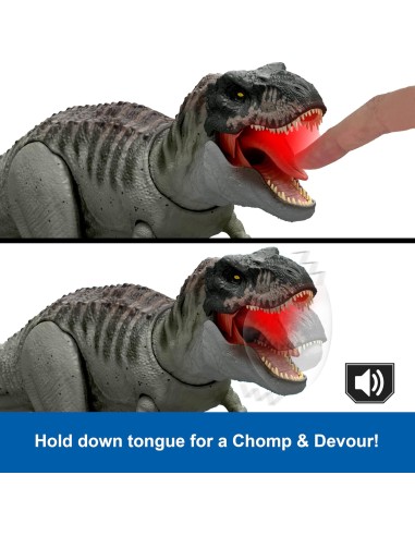 Jurassic World T-Rex Potere Divoratore con Fauci Mobili Dinosauro AGRJCH020 Mattel | Futurartshop.com