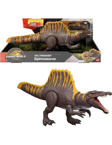Jurassic World Rebirth Spinosaurus with Dual Attack Feature AGRJGB56 Mattel | Futurartshop.com