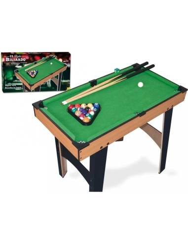 Wooden Pool Table for Kids - Educational Board Game TEO63770 Teorema | Futurartshop.com