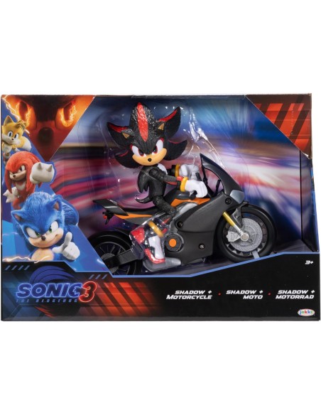 Sonic 3 Movie Shadow con Moto - Action Figure Giocattolo Bambini JAK42406 Jakks Pacific | Futurartshop.com