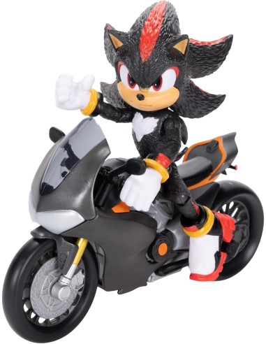 Sonic 3 Movie Shadow con Moto - Action Figure Giocattolo Bambini JAK42406 Jakks Pacific | Futurartshop.com