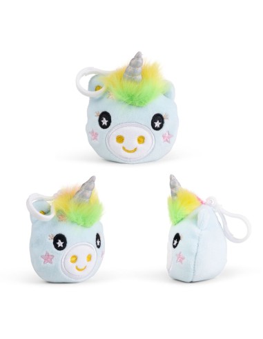 Unicorn Plush Keyring with Clip - Soft Cuddle Keychain KEYFP12UCK KeyCraft | Futurartshop.com