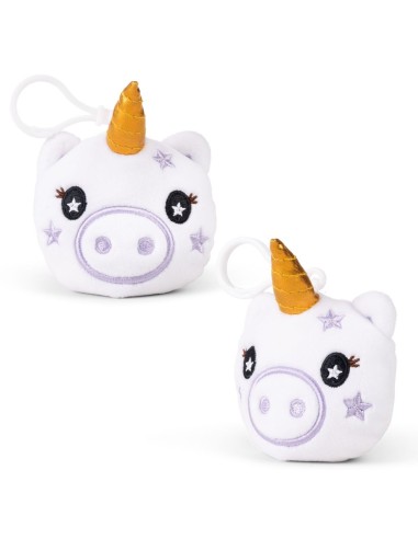 Unicorn Plush Keyring with Clip - Soft Cuddle Keychain KEYFP12UCK KeyCraft | Futurartshop.com