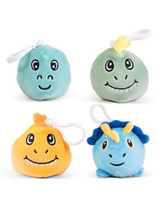Portachiavi Peluche Dinosauro con Clip - Morbido Pupazzo KEYFP12DNK KeyCraft | Futurartshop.com