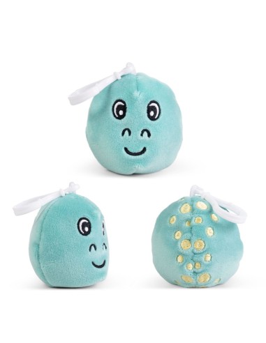 Portachiavi Peluche Dinosauro con Clip - Morbido Pupazzo KEYFP12DNK KeyCraft | Futurartshop.com