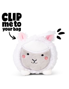 Farm Animal Plush Keyring with Clip - Soft Cuddle Keychain KEYFP12FMK KeyCraft | Futurartshop.com 2