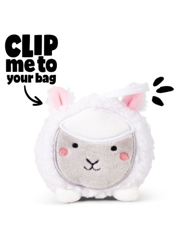Portachiavi Peluche Animali Fattoria con Clip - Morbido KEYFP12FMK KeyCraft | Futurartshop.com