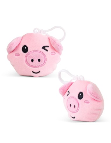 Farm Animal Plush Keyring with Clip - Soft Cuddle Keychain KEYFP12FMK KeyCraft | Futurartshop.com