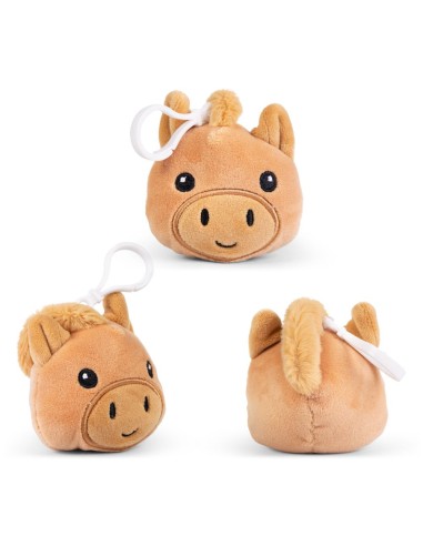 Farm Animal Plush Keyring with Clip - Soft Cuddle Keychain KEYFP12FMK KeyCraft | Futurartshop.com