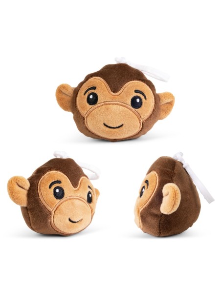 Safari Animals Plush Keyring with Clip - Soft Fluff Keychain KEYFP12SFK KeyCraft | Futurartshop.com