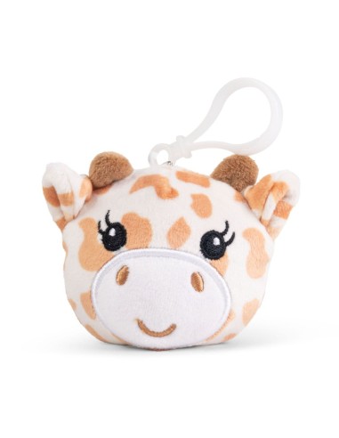 Safari Animals Plush Keyring with Clip - Soft Fluff Keychain KEYFP12SFK KeyCraft | Futurartshop.com