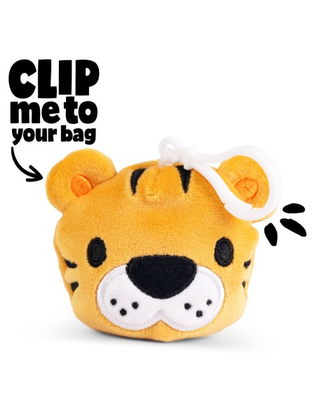 Portachiavi Peluche Animali Safari con Clip - Morbido KEYFP12SFK KeyCraft | Futurartshop.com