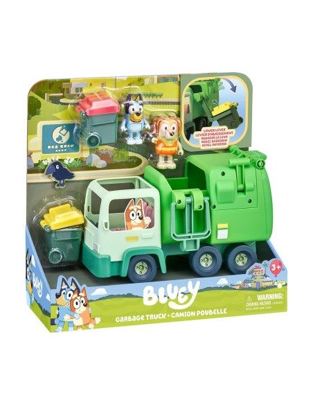 Bluey Garbage Truck Toy with Figures & Bins - Bin Man Playset 3+ Yrs ROC21739709 Moose | Futurartshop.com