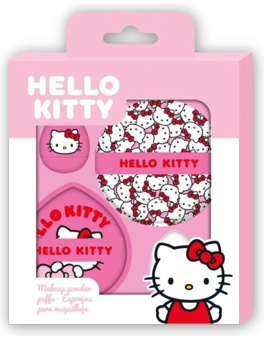 Hello Kitty 4 Makeup Sponges Set CER2500003532 Cerdà | Futurartshop.com