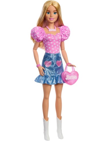 Barbie Best Fashion Friend 71cm Blonde Cowboy Denim AGRHYT84 Mattel | Futurartshop.com