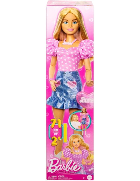 Barbie Grande Amica 71cm Bionda Look Cowboy Denim AGRHYT84 Mattel | Futurartshop.com
