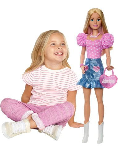 Barbie Best Fashion Friend 71cm Blonde Cowboy Denim AGRHYT84 Mattel | Futurartshop.com