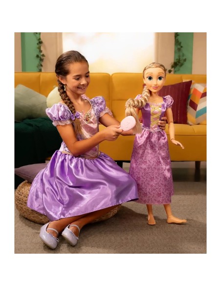 Bambola Rapunzel Disney 80cm Articolata Principessa Capelli Lunghi JAK24046 Jakks Pacific | Futurartshop.com