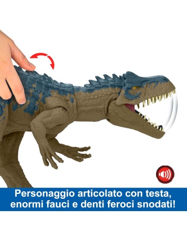 Jurassic World Allosaurus Savage Strike Dinosaur Action Attack AGRHRX51 Mattel | Futurartshop.com