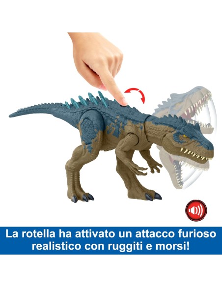 Jurassic World Allosaurus Savage Strike Dinosaur Action Attack AGRHRX51 Mattel | Futurartshop.com