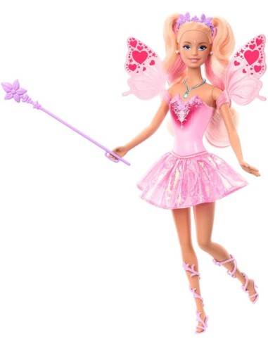 Barbie Fairy Star Wand Doll Wings Color Change Outfit Hot Cold Water AGRJCP76 Mattel | Futurartshop.com
