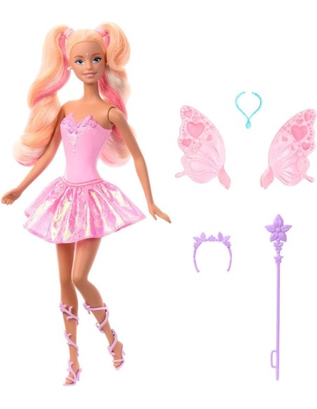 Barbie Fata Bacchetta Stellata Bambola Ali Outfit Cambia Colore Acqua AGRJCP76 Mattel | Futurartshop.com