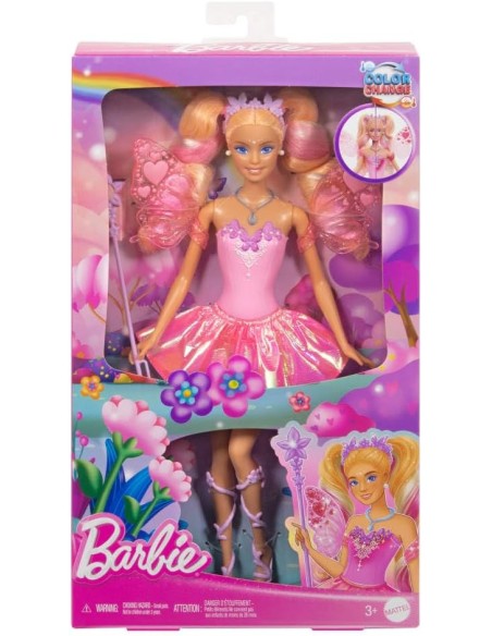 Barbie Fata Bacchetta Stellata Bambola Ali Outfit Cambia Colore Acqua AGRJCP76 Mattel | Futurartshop.com