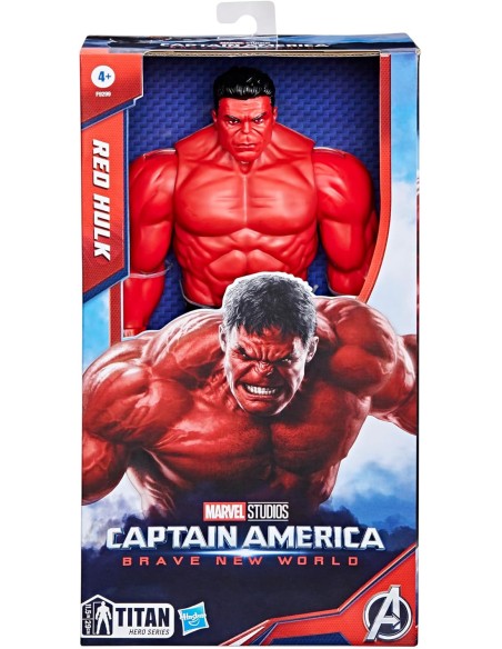 Marvel Red Hulk Deluxe Action Figure Avengers Superhero Character Toy AGRF92995L Hasbro | Futurartshop.com