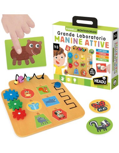 Headu Great Active Hands Laboratory Montessori Educational Game HEAIT61916 Headu | Futurartshop.com