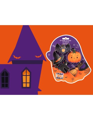 Kit 5 Formine Halloween - Stampi Biscotti Dolci Tema Horror LAGCOL25850 Colourbook | Futurartshop.com