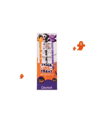 Set 3 Matite HB Halloween - Matite Grafite Tema Horror Scuola LAGCOL25882 Colourbook | Futurartshop.com