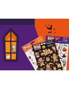 Halloween Stickers Set 3 Models - Decorative Spooky Theme Decals LAGCOL25887 Colourbook | Futurartshop.com 2