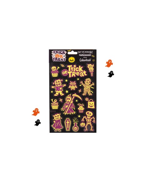 Halloween Stickers Set 3 Models - Decorative Spooky Theme Decals LAGCOL25887 Colourbook | Futurartshop.com