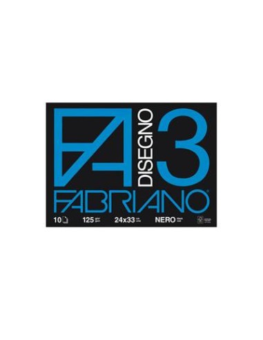 Drawing Paper Album F/3 24x33 cm 10 Sheets - Artist Sketch Pad LAG0004242 Fabriano | Futurartshop.com