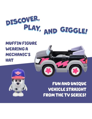 Bluey Guida Auto Pizza con Muffin - Veicolo Giocattolo Bambini ROC21739724 Moose | Futurartshop.com