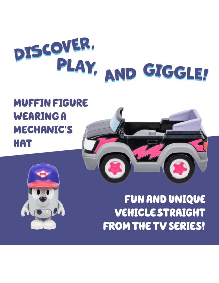 Bluey Guida Auto Pizza con Muffin - Veicolo Giocattolo Bambini ROC21739724 Moose | Futurartshop.com
