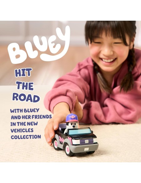 Bluey's Pizza Car Drive with Muffin - Original Toy Vehicle Set ROC21739724 Moose | Futurartshop.com