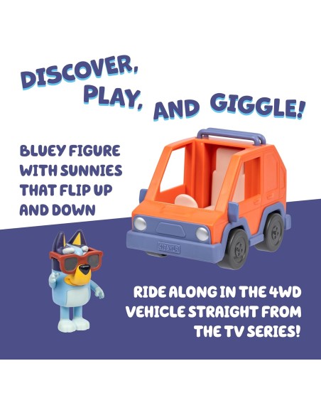 Jeep 4x4 con Bluey - Veicolo Giocattolo Fuoristrada per Bambini ROC21739726 Moose | Futurartshop.com