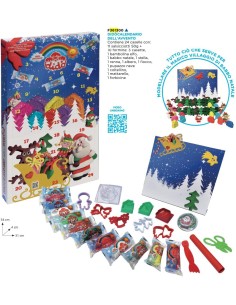Dido Calendario dell'Avvento Natalizio 24 Sorprese per Bambini 54x4x31cm EOLF361300 Fila | Futurartshop.com