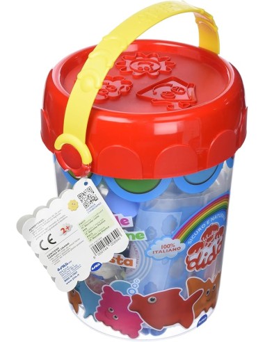 Dido Mille Formine Bucket Set - Modeling Dough Creative Kids Play F361400 Fila | Futurartshop.com