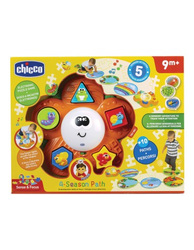 Kids Sensory Play Mat with Sounds & Lights 5 Soft Tiles Electronic TOY11315 Chicco | Futurartshop.com