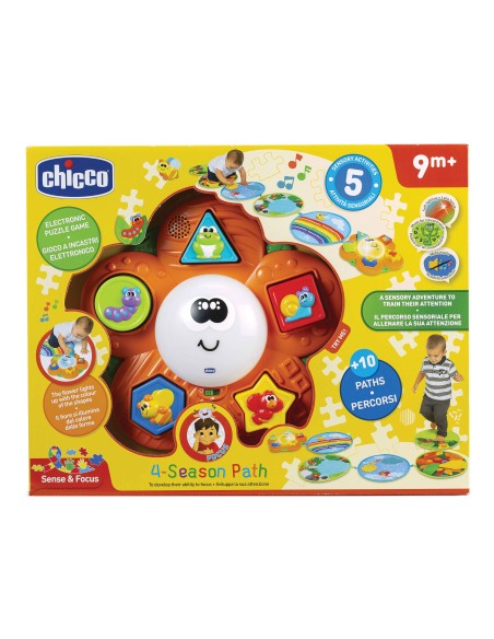 Kids Sensory Play Mat with Sounds & Lights 5 Soft Tiles Electronic TOY11315 Chicco | Futurartshop.com