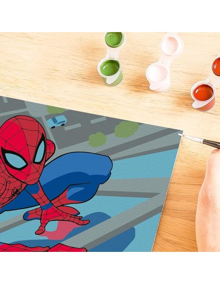 Creart Spider-Man 18x13 cm - Pittura Numeri Set Colori Creativo RAV23038 Ravensburger | Futurartshop.com